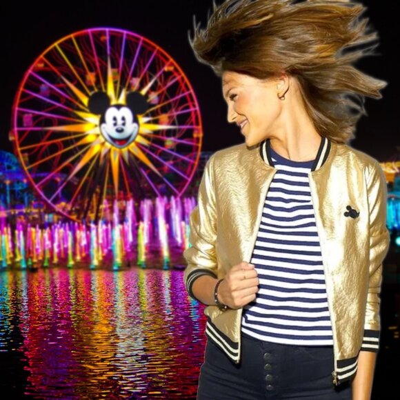 Disney Mickey Gold Collection Full Zip Jacket 90 Years Limited Edition 2X FLAW! - Picture 3 of 13